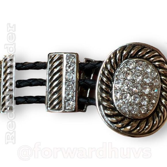 Bundle Sale 3 for $15 | Silver Tone Metal | Braided Leather (Vegan or Real) - Picture 6 of 7